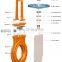 Tyco China Manufacturer DN50 Double Flange Slurry Knife Gate Valve