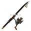 Wholesale fishing tackle closed length 30cm mini carbon fishing rod