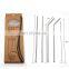 2022 New Arrival Wholesale Stainless Steel Christmas Eco Friendly Reusable Metal Drinking Straws