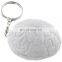Wholesale brain shape anti stress reliver PU foam ball key chain