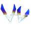 Universal Waterproof Titanium Blue 4pcs Front Bumper Canards for Mustang , Innovative Front Bumper Protection Film Set