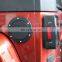 Offroad Car Tank Cover with Logo for Jeep Wrangler JK Accessories Gas Cover