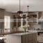 American small chandelier retro industrial style cafe hot pot restaurant farmhouse wooden pendant lights
