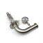 Food grade beer homebrew adjustable spunding valve with gauge