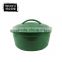 Cast iron cookware Green enamel cast iron pot for sale                        
                                                Quality Choice