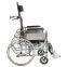 Popular Manmade High Back Recliner Handicapped Reclining Commode Wheelchair Fully Recumbent Wheelchair Paralyzed Elderly Disabled
