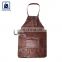 Factory Price Anthracite Fitting Best Quality Wholesale Cooking Genuine Leather Apron from Indian Exporter