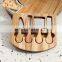 Customized High Quality Durable Natural Kitchen Premium Bamboo Cheese Board