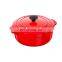 Cast Iron Enamel Couldron Soup Pot Cookware Sets