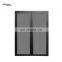 Black aluminum screen doors for home