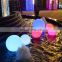 illuminated led ball dmx garden lights led solar Outdoor LED glow ball solar usb rechargeable