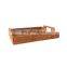 Coffee Table Tray with Handle for Drinks Serving, Rattan Woven Tray Wholesale made in Vietnam