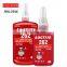 10ml 50ml 250ml loctiter 262 screw glue red high strength thread fastener oil resistant permanent locking anaerobic glue