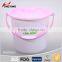 Kitchen water storage plastic water bucket with lid