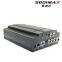 Compact 4 Channel Mobile DVR H. 264 HDD with Panic Button Built - in GPS