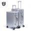 Pratcical and fashionable ABS+PC luggage sets with aluminum frame