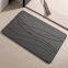 60x39cm custom engraving diatomite stone bath mat manufacturer