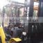 Original japanese Komat FD30 3ton /used electric forklift with 3 masts in top performance
