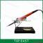 Solder Soldering Iron Metallic Metal Stand Holder & Heavy Duty Black Base (Silver color Holder)