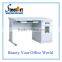 metal frame with wooden top steel office table desk