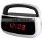 Best Sale Small Red LED Display Portable Clock Radio