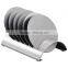 Stainless Steel Tabletop Display Round Cup Coaster with Holder Round Coaster