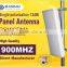 High gain 12dBi GSM/CMDA 900MHz panel sigle-polarization antenna for Wireless cellular phone base stations/repeater stations