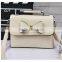 new design ladies mini shoulder handbag for stock PU bow pure color clutch handbag