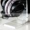 Strong Clear Acrylic Display Stand For Large Headphone Headset Universal 240mm