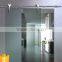prefab bathroom glass shower barn door