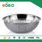 stainless steel fruit bowl with mirror polishing