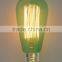 Antique Edison vintage light bulb ST64L E27