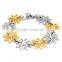 gold bracelet designs ladies dubai stainless steel 316 summer trends jewelry luxurious design sunflower