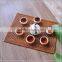 Handmade solid wood saucers customized design