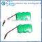 NINH button battery pack with wire