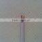 2*0.75mm2 colored cotton braided electrical wire for lamp and lighting H03VV-F