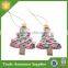 Polyresin hanging tractor xmas ornaments custom