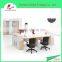 Office Desk Staff Table Modular Four Seat Modern Office Workstation