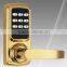 New Zinc Alloy handle Push Button Digital or Key Code Door Locks