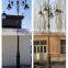 Decorative garden lighting pole