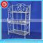 Wholesale newest modern durable white metal multilayer cheap shoe rack