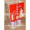 new design floor standing snack food display fixture with CE certificate