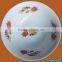 Ceramic salad bowl with cut edge, chinese ceramic bowls