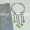 925 Sterling Silver Earring Peridot Beads for Best Gift This Christmas