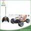 Custom orange and green color 1:12 Speed kart suit 4 function electric rc drift car