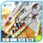 Whloe sale stainless steel spoon and fork set with ceramic handle