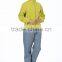 Outdoor Waterproof Light Yellow Woman Tech Jacket