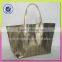 Easy red paper straw beach bag with women polyester handbag factory sale