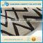 Beige/black understated design and colours super soft home decor rug for living room