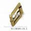 19.5mm brush brass buckle with roller